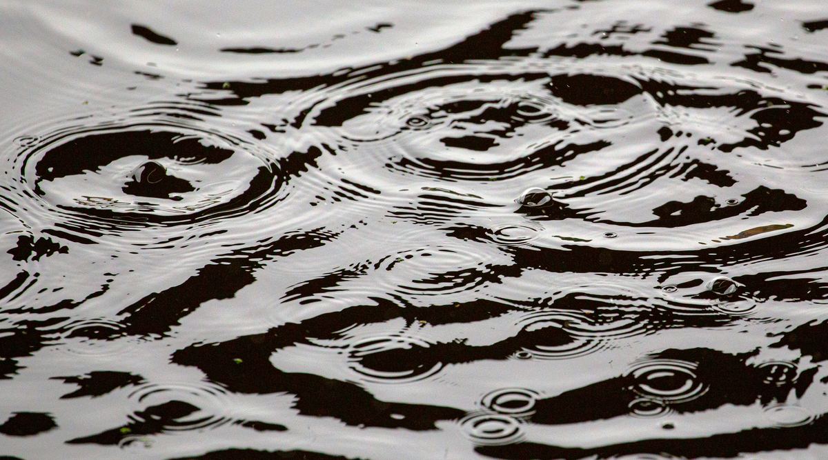 Ripple in water